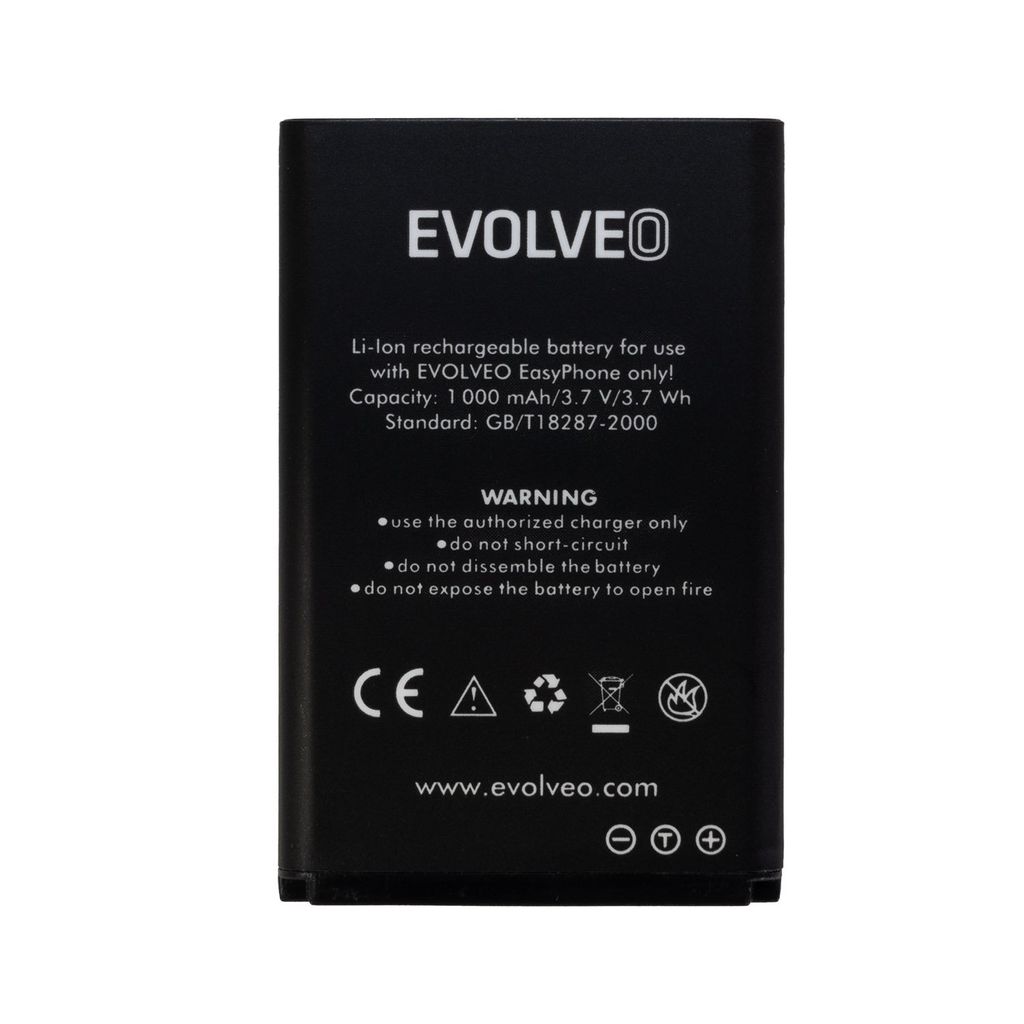 EVOLVEO EasyPhone, batteria originale, 1000 mAh Immagine del prodotto 