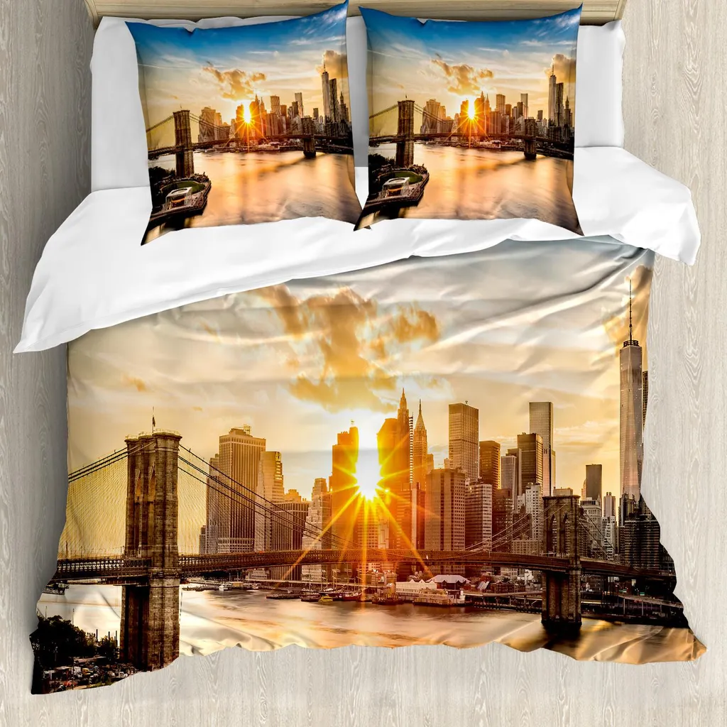 Set Copripiumino ABAKUHAUS 155x220 New York: No Stiro e Morbido