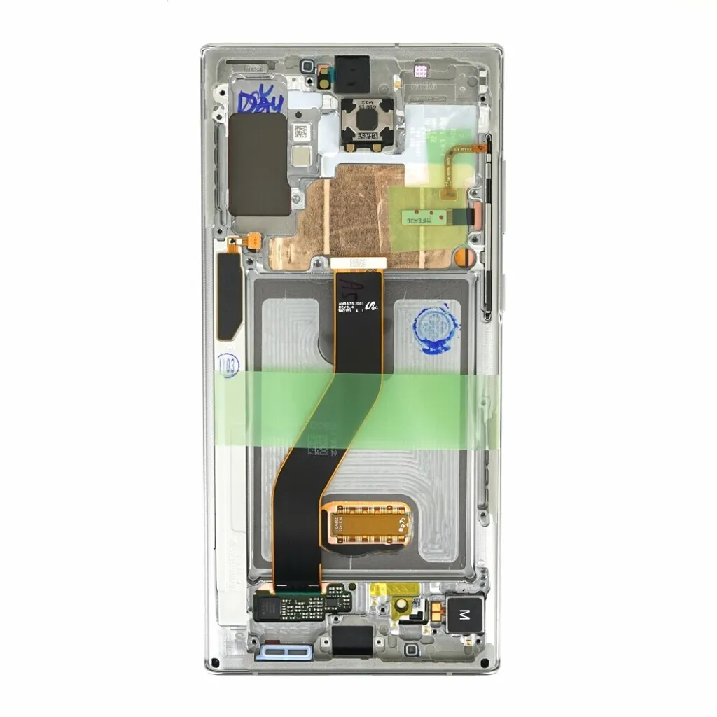 Dalle LCD Samsung Note 10+ Aura Glow Originale avec Châssis Argenté