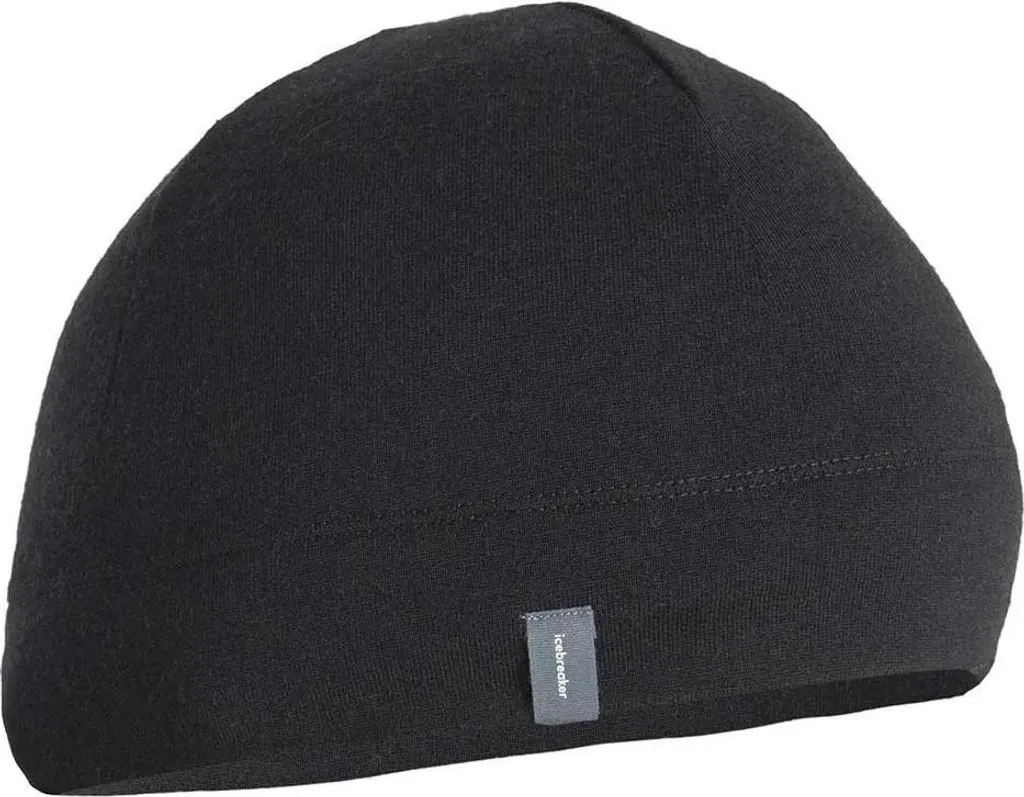 Berretto Icebreaker 260 Ridge Nero - Lana Merino 100% per Inverno