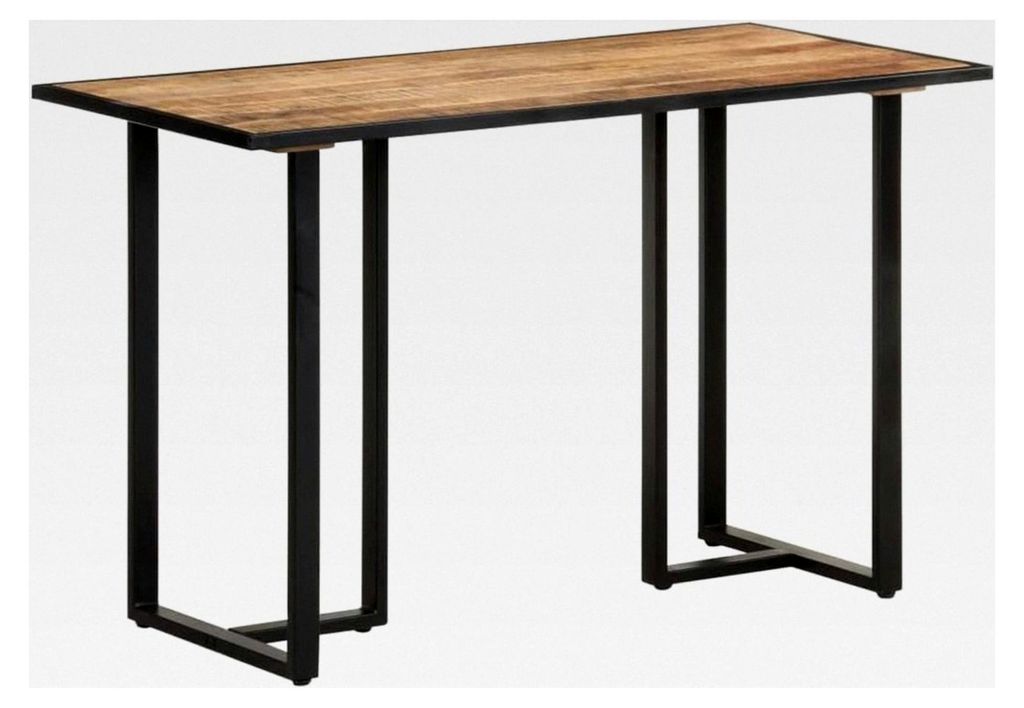 Esstisch 120 cm aus grobem Mangoholz