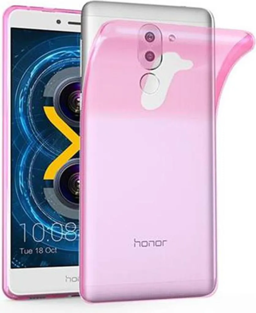 Cadorabo custodia per Huawei MATE 9 LITE / GR5 2017 / Honor 6X custodia protettiva in rosa manica protettiva TPU silicone cover case