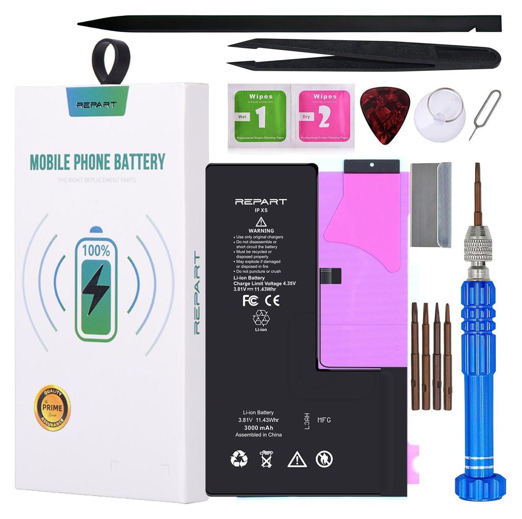 REPART Akku für Apple iPhone XS 3000mAh Handy Akku Li-Ion Produktbild 