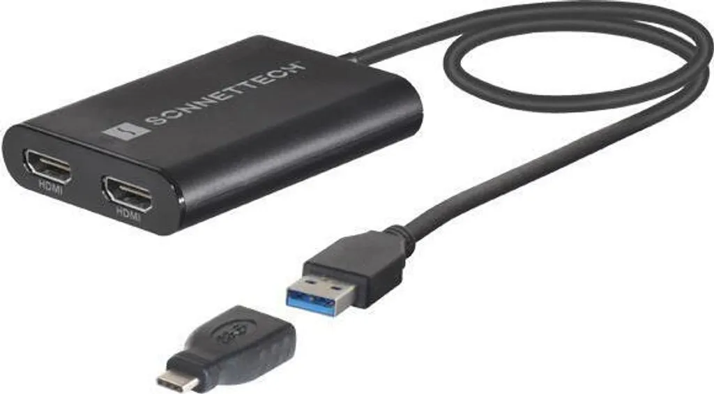 Connecter 2 Écrans HDMI sur Port USB Type A avec Sonnet USB3-DHDMI