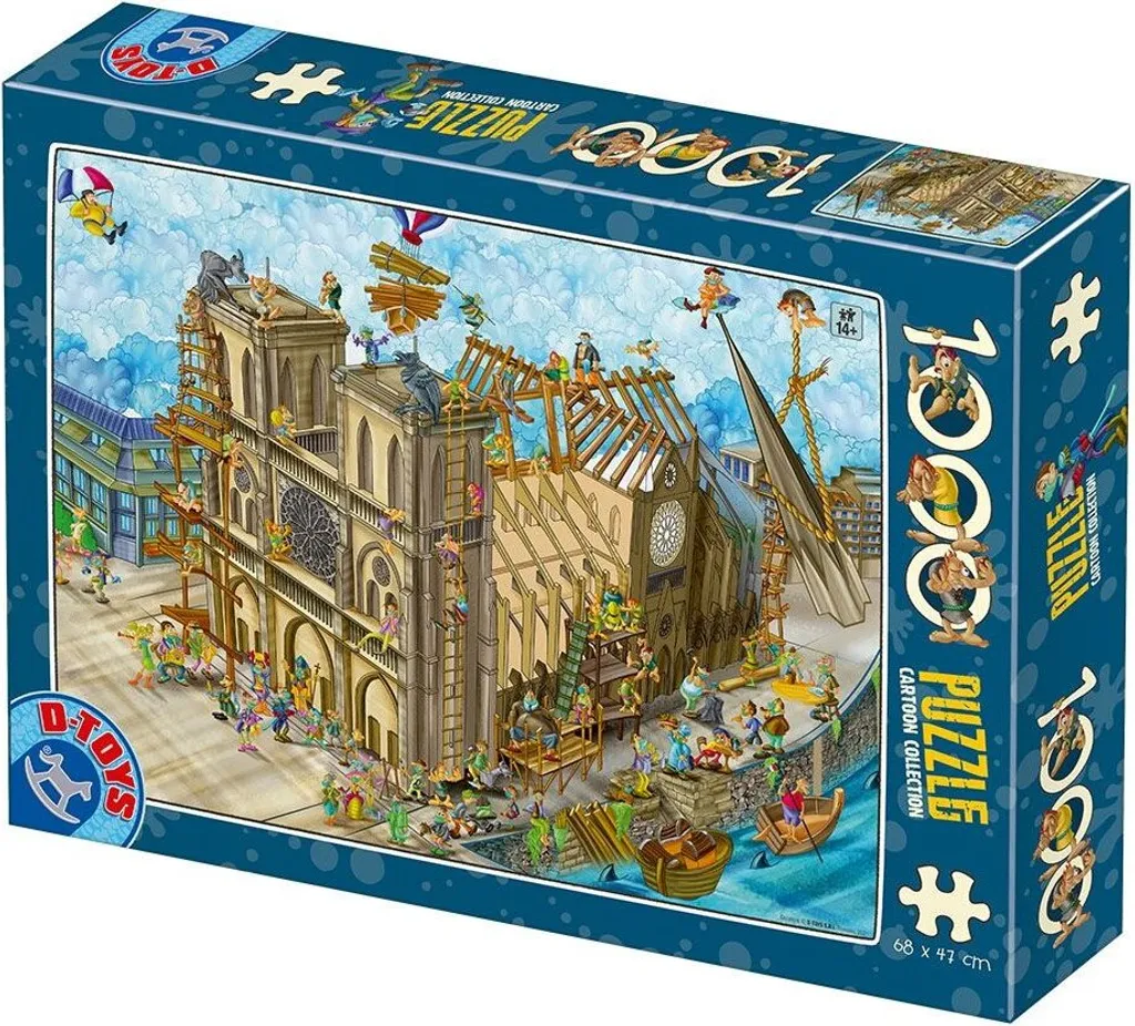 Puzzle Paris Notre-Dame 1000 pièces - Idée cadeau décoration et loisir