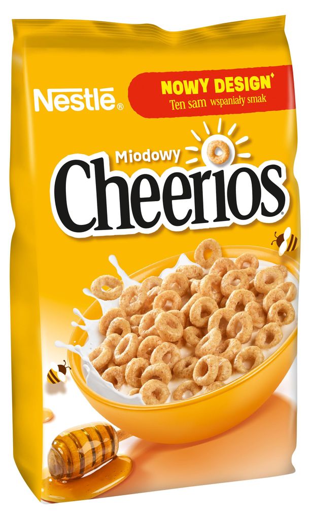 Płatki śniadaniowe miodowe Nestlé Cheerios 450 g Zdjęcie produktu 