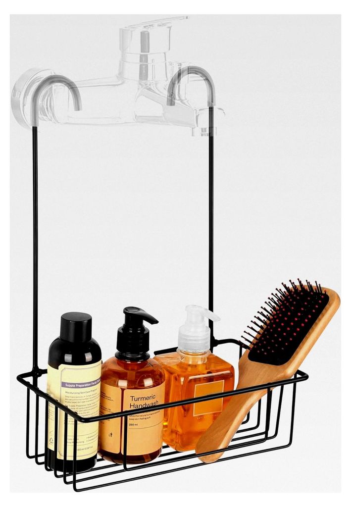 Hängeduschkorb - Duschablage ohne Bohren - Duschregal für Shampoo oder Seife - Dusch Organizer