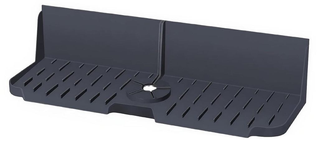 Abtropfmatte für Wasserhähne, schnelltrocknend, universell einsetzbar, leicht zu reinigen, einfache Montage, Spritzschutz aus Silikon für Küche...