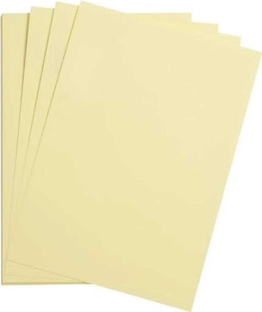 Cartoncino Liscia Maya A3 185g Giallo Paglierino - Perfetto per Scrapbook