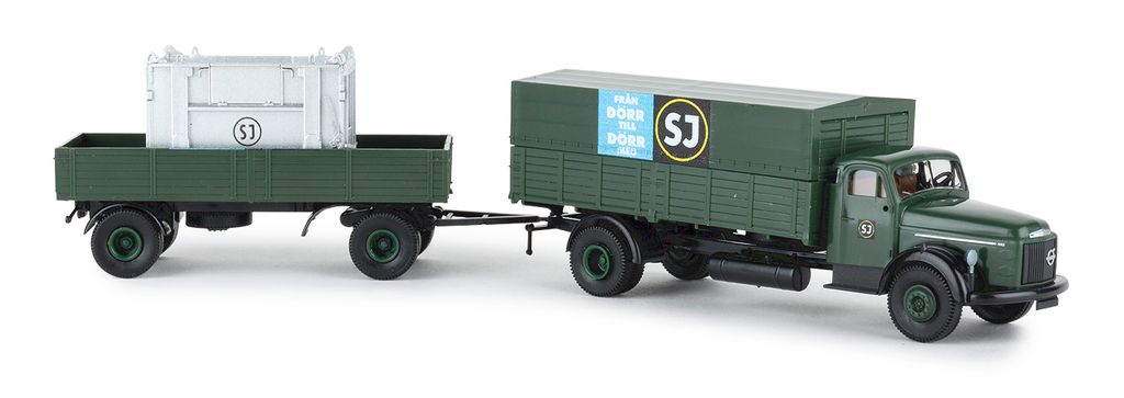 Brekina LKW Volvo N 88 PrHZ SJ fran dörr till dörr (S) 85623