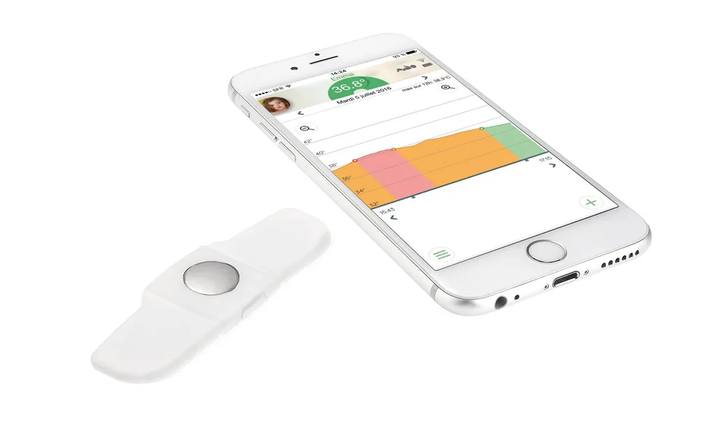 Thermomètre Bébé Connecté Tucky pour Surveiller la Fièvre à Distance