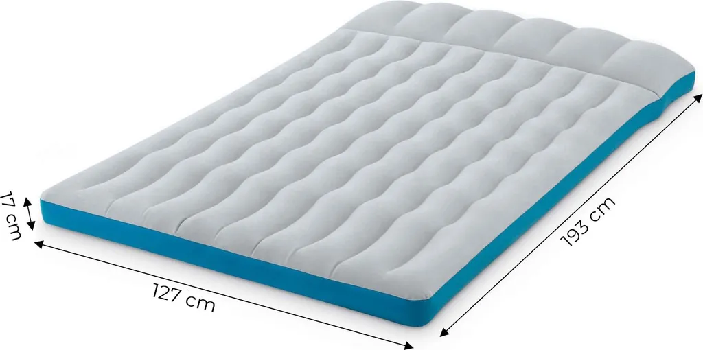 Matelas camping Intex 67999 gonflable 2 places bicolore
