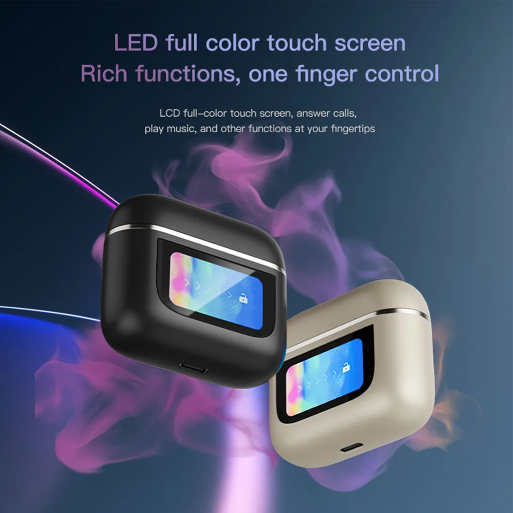 Guida alle Cuffie Bluetooth V8: ANC, Touch Screen LCD e Autonomia - 9