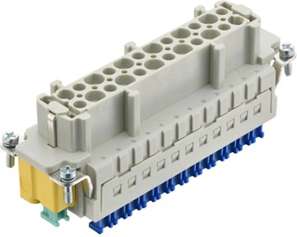 HARTING Han 24ES Press-SMC-BE-KZFA-PE Insert de douille 24 pôles + PE