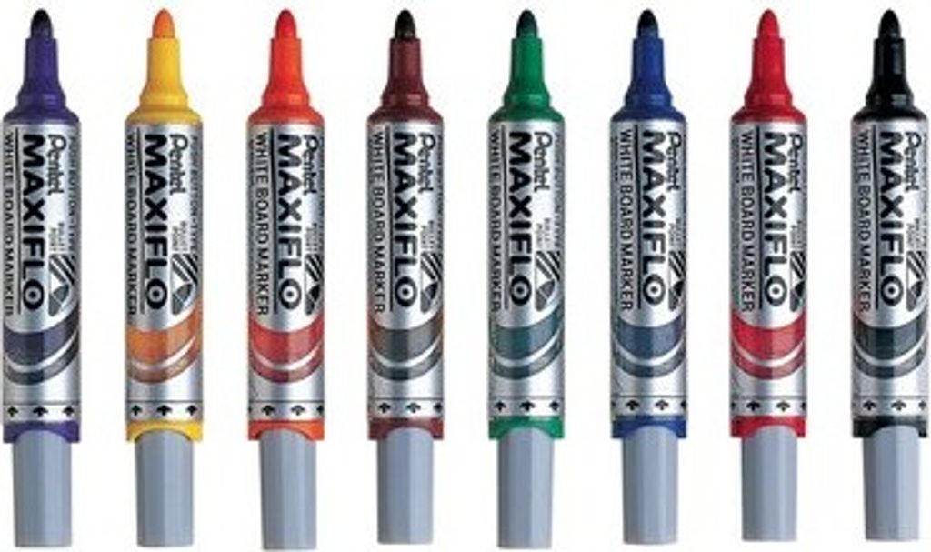 Pentel Whiteboard Marker MAXIFLO MWL5M rot 2,5 mm