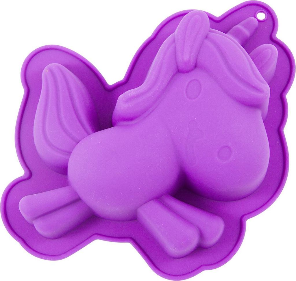 Einhorn Silikon Backform im Geschenkkarton