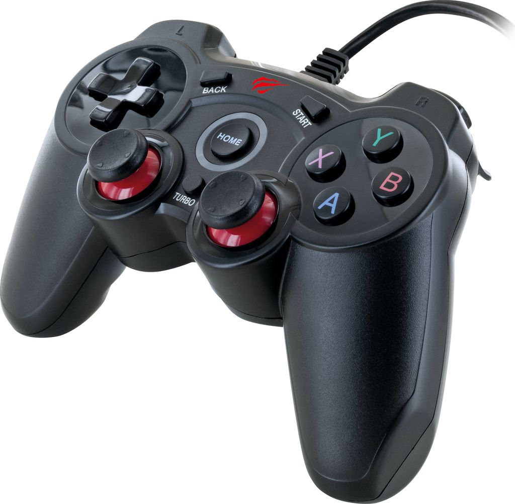 Schwaiger USB Gaming Controller Gamepad Pad 2x Vibration Produktbild 
