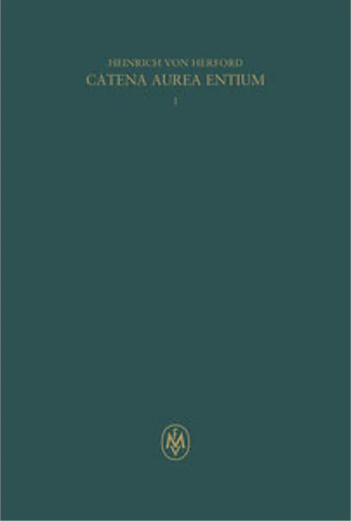 Catena aurea entium Buch I - Traité philosophique latin d'exception