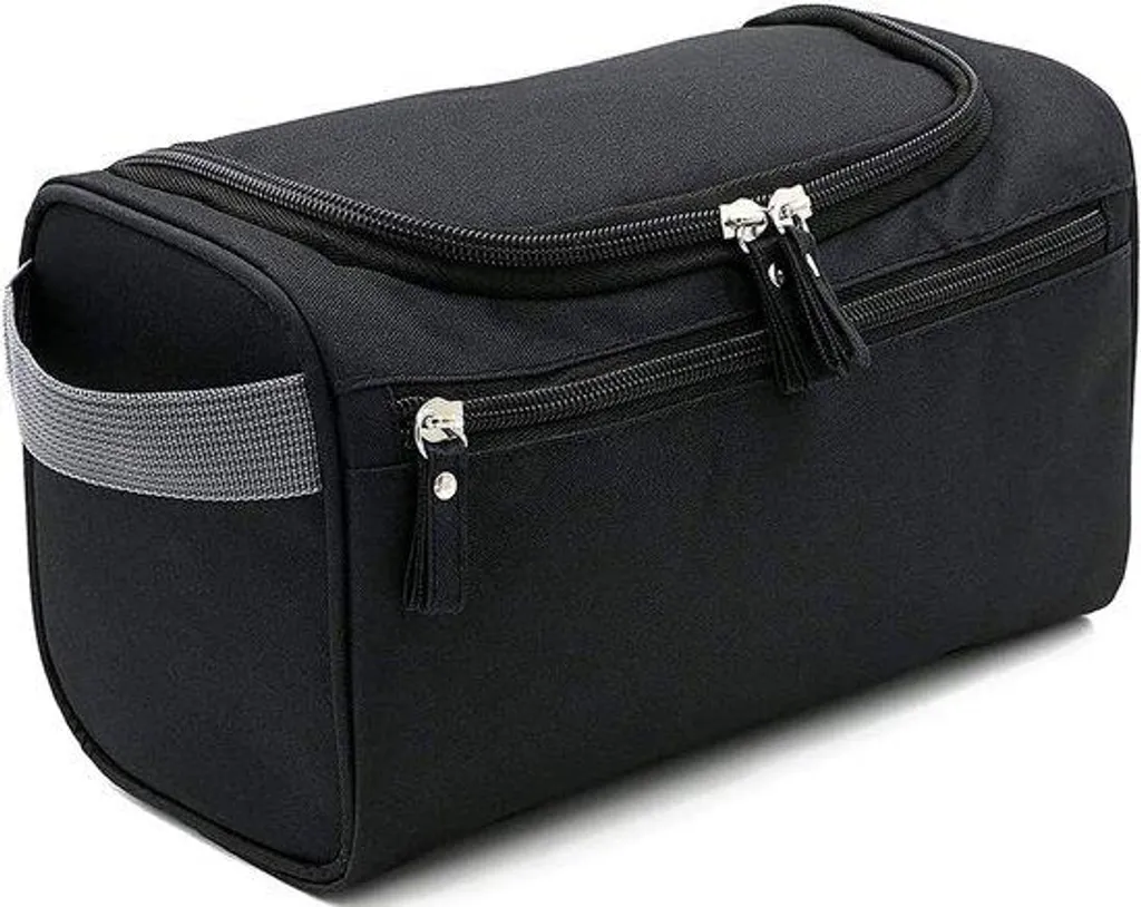 Toilettes de voyage étanches noires portables pour camping et voiture