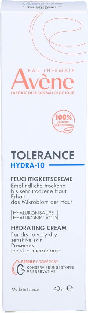 Avene Tolérance Hydra-10 Feuchtigkeitscreme, Telový BB Obrázok produktu 