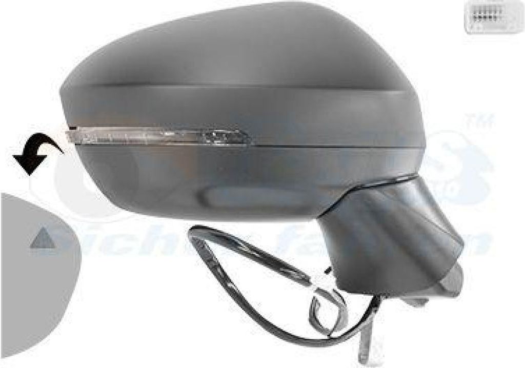 VAN WEZEL Außenspiegel * HAGUS * Rechts für Fahrzeuge mit Spurwechselassistent