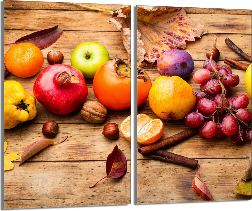 Glasschutzplatte für den Herd 2x30x52 Fruit