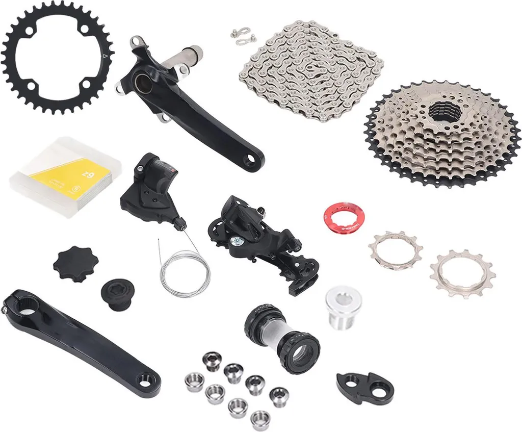 Transmission VTT 9 vitesses pour montage vélo de voyage et cassette 11-40T