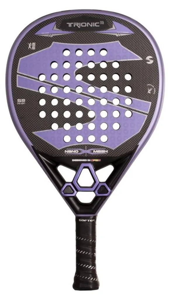 Raquette de Padel Softee Trionic Nano Mesh - Équipement Multicolore - 2