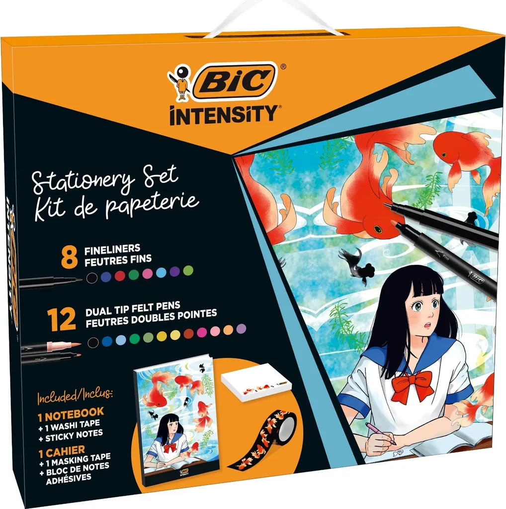 Coffret Dessin Manga BIC Intensity avec 20 Feutres Dual Tip WFP+CFP