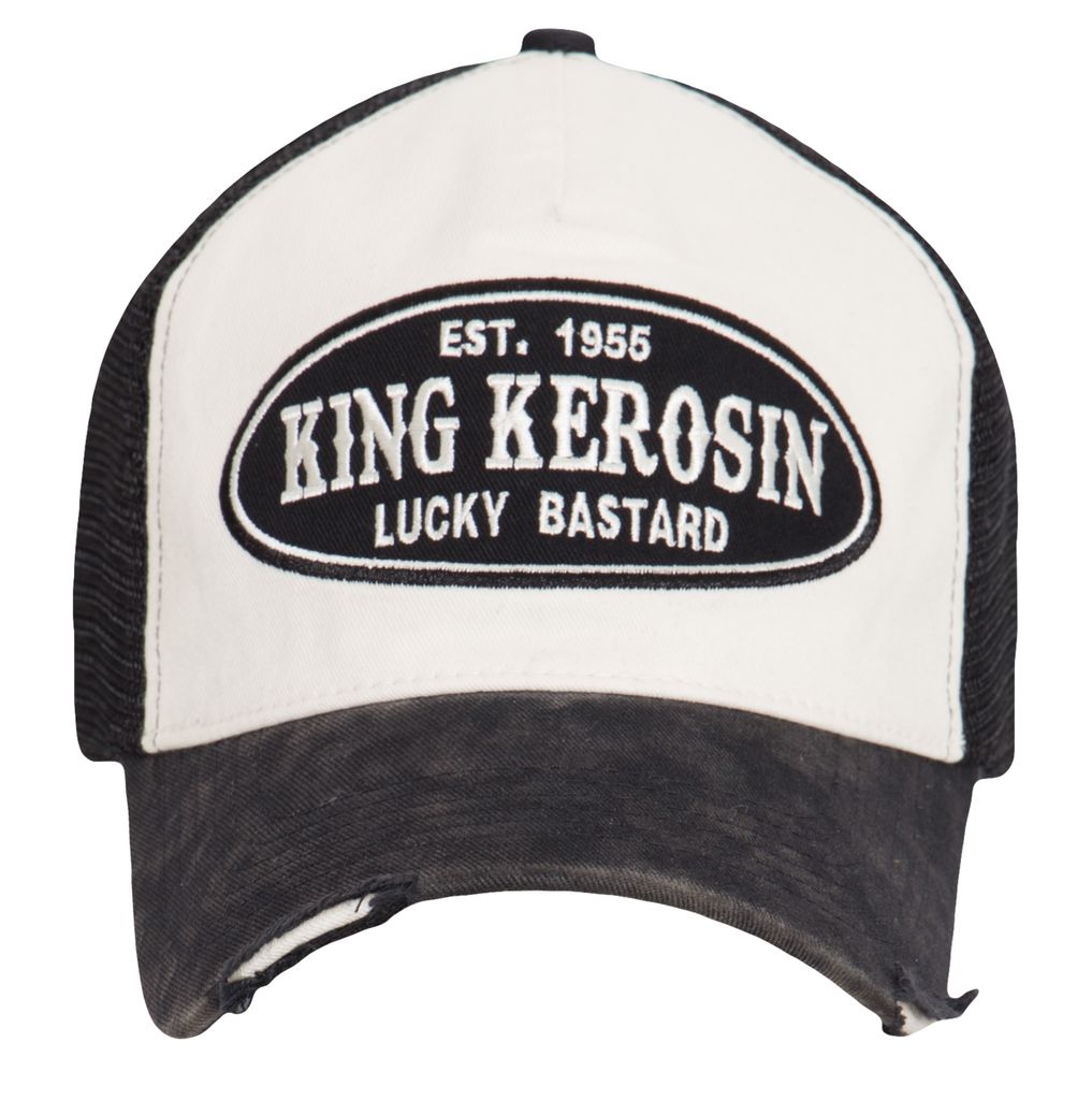 King Kerosin Snapback Cap Lucky Bastard black Produktbild 