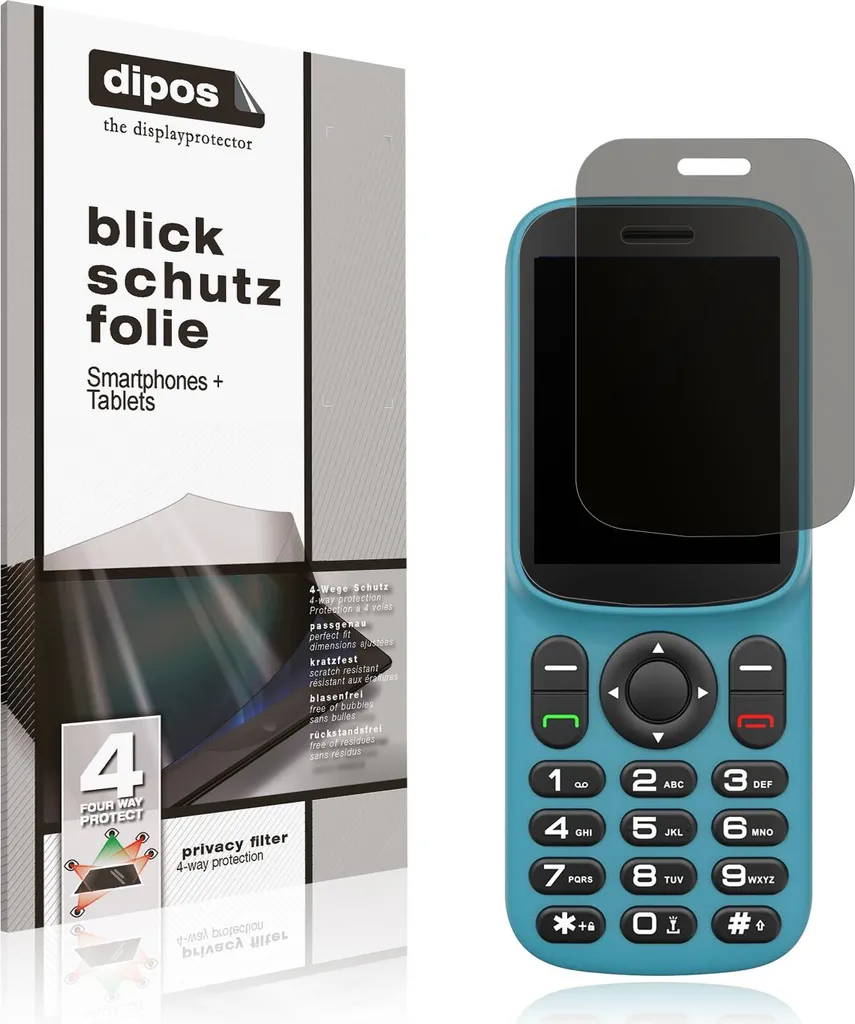 Salvaschermo Privacy T185 4G: Pellicola Anti-Riflesso 4 Modi Dipos
