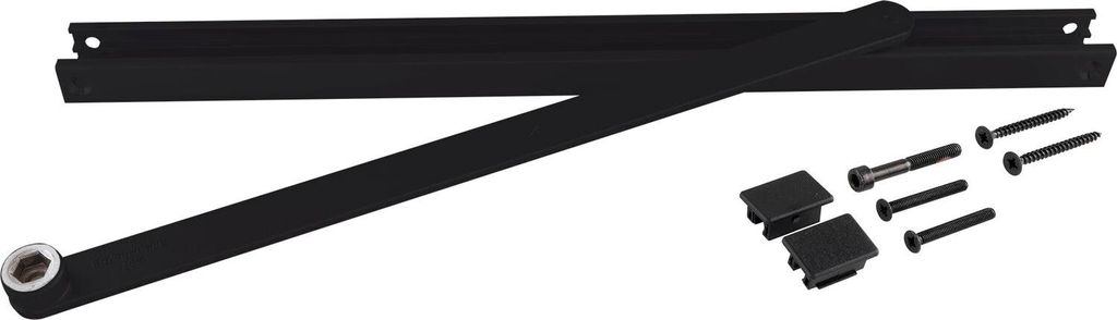 GEZE Gleitarm für Türschließer TS3000/5000 - Schwarz 9005 - Produktbild 