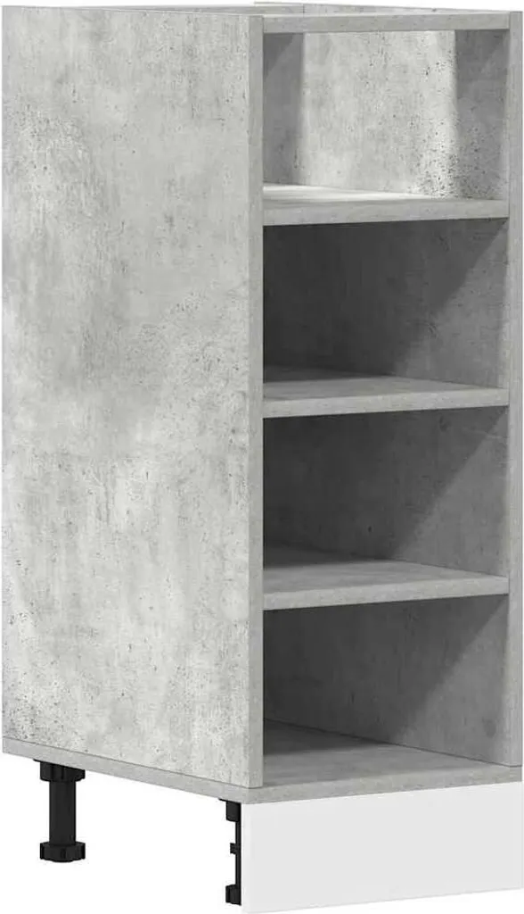 SYFAX Riga Mobile Inferiore 30x44,5x81,5 cm | Grigio Cemento Moderno