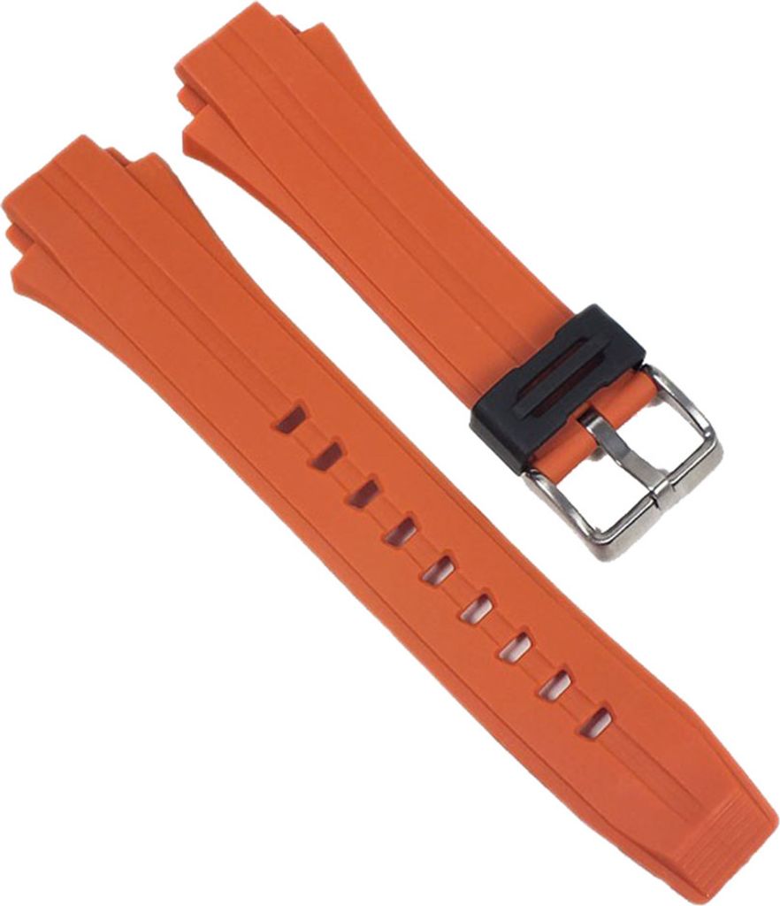 Calypso Ersatzband Uhrenarmband Kautschuk Band orange für K5607/1 K5607