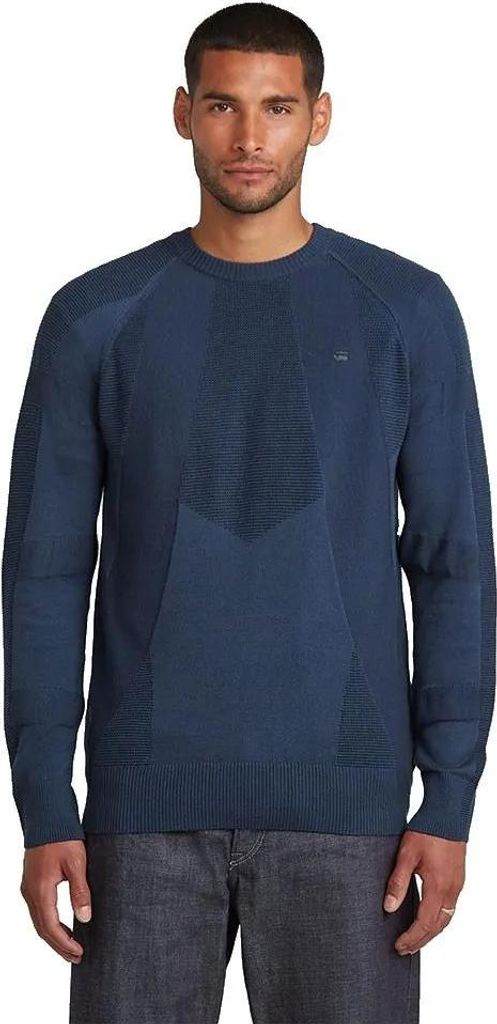 G-star 3d Biker Relaxed Fit Pullover Blau L Herren Blau L