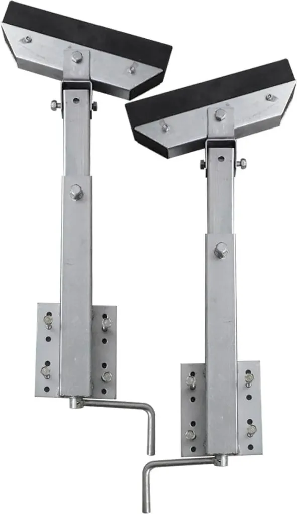 Support de coque pour remorque bateau télescopique lot de 2 pièces