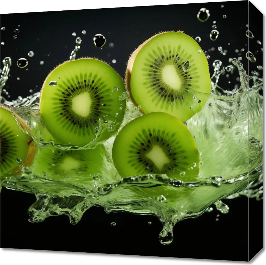 Quadro 50x50cm Energia Kiwi