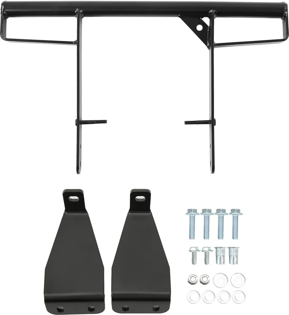 Barre de Protection Arrière en Métal pour Quad Raptor 700R Noir Mat