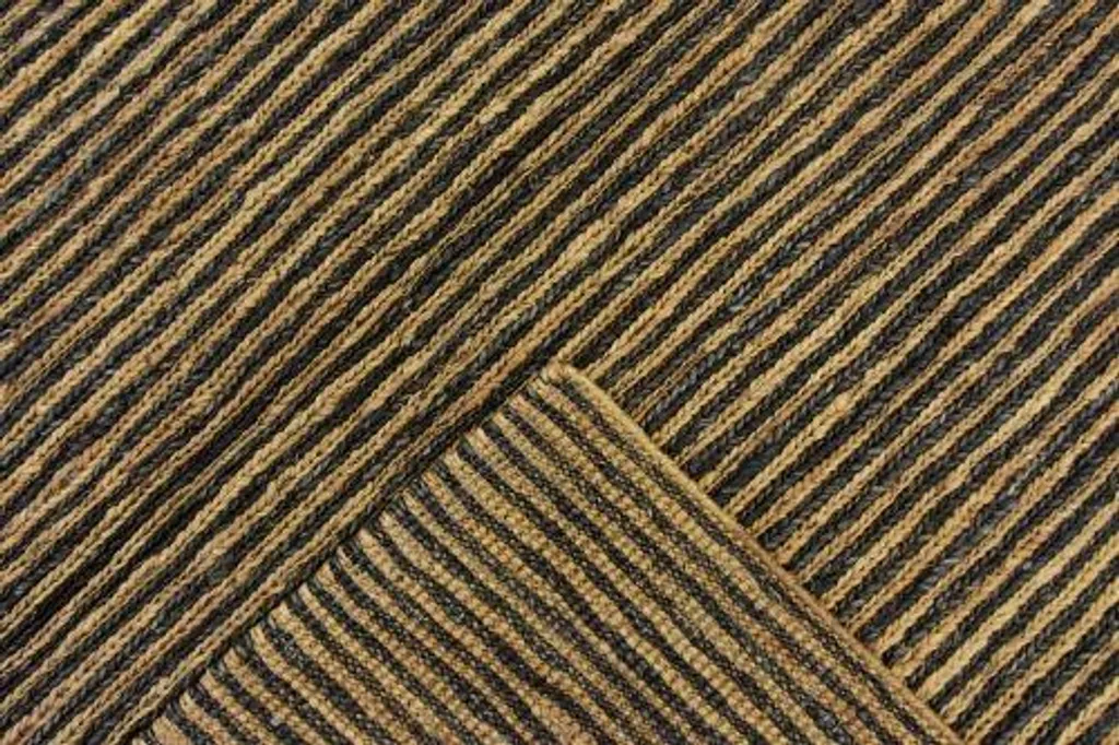 Tapis en Jute Naturel et Noir 120x180 cm - Style Bohème Chic Durable - 5