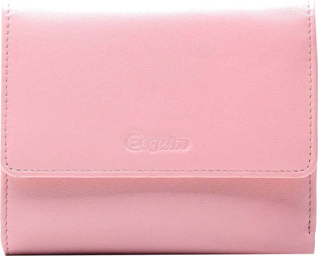 Esquire Viktoria Portafoglio Donna Pelle Apricot Rosa | Vera Pelle RFID