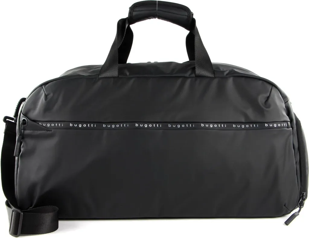 Sac de Sport Bugatti Robuste avec Compartiments Spacieux Noir/Blanc