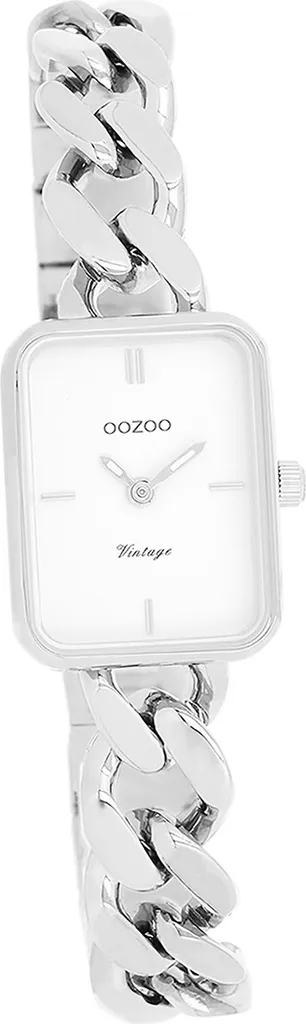 Oozoo Orologio Vintage C20360 Rettangolare Argento Opaco Donna