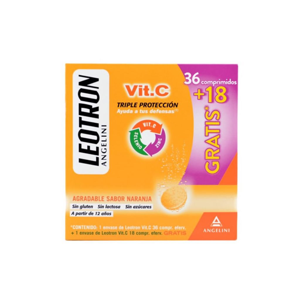 Leotron Witamina C 36 + 18 tabletek musujących Zdjęcie produktu 