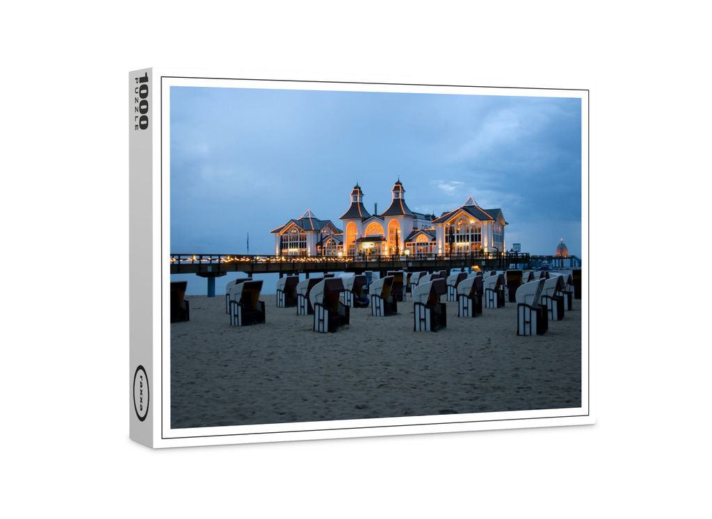 raxxa Premium-Puzzle "Seebrücke Sellin", 1000 Teile
