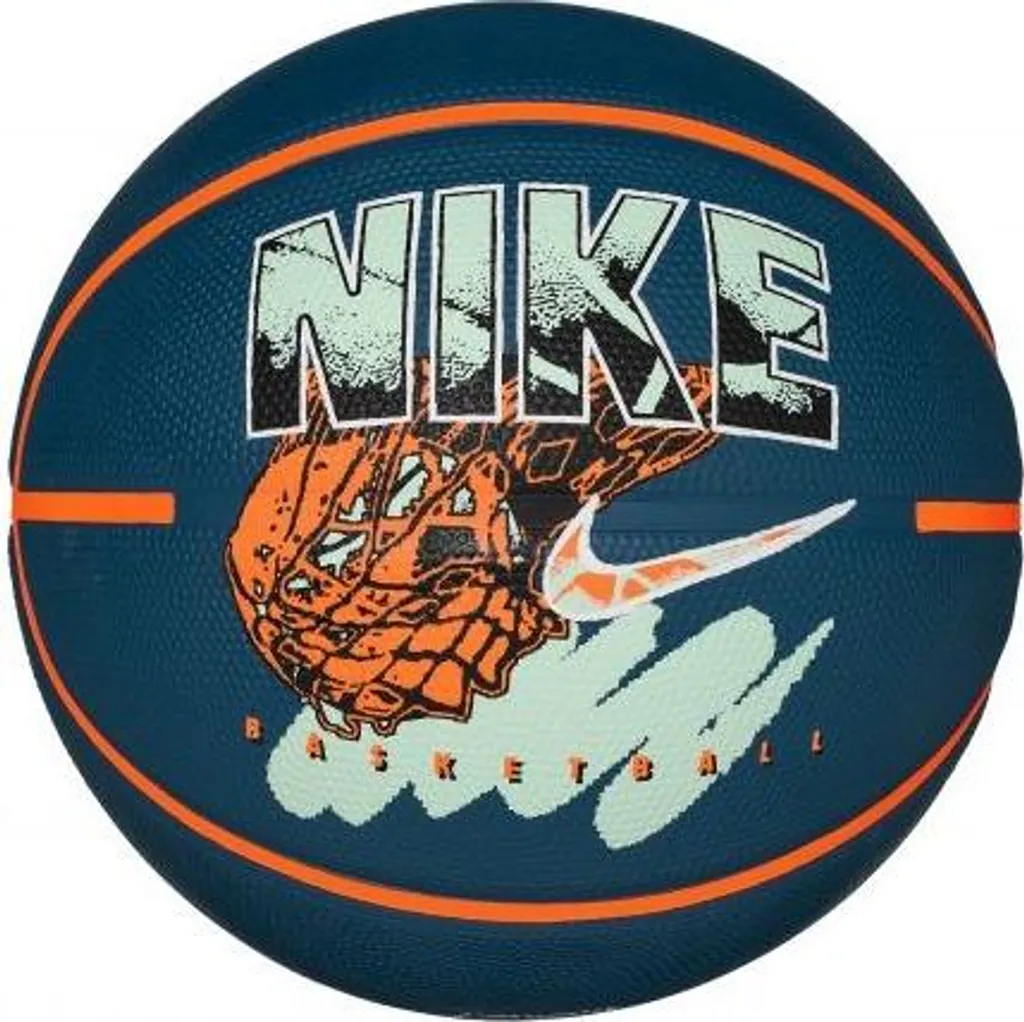 Nike Everyday Playground 8p BS6593-414 Ballon de Basket Bleu Orange Taille 7