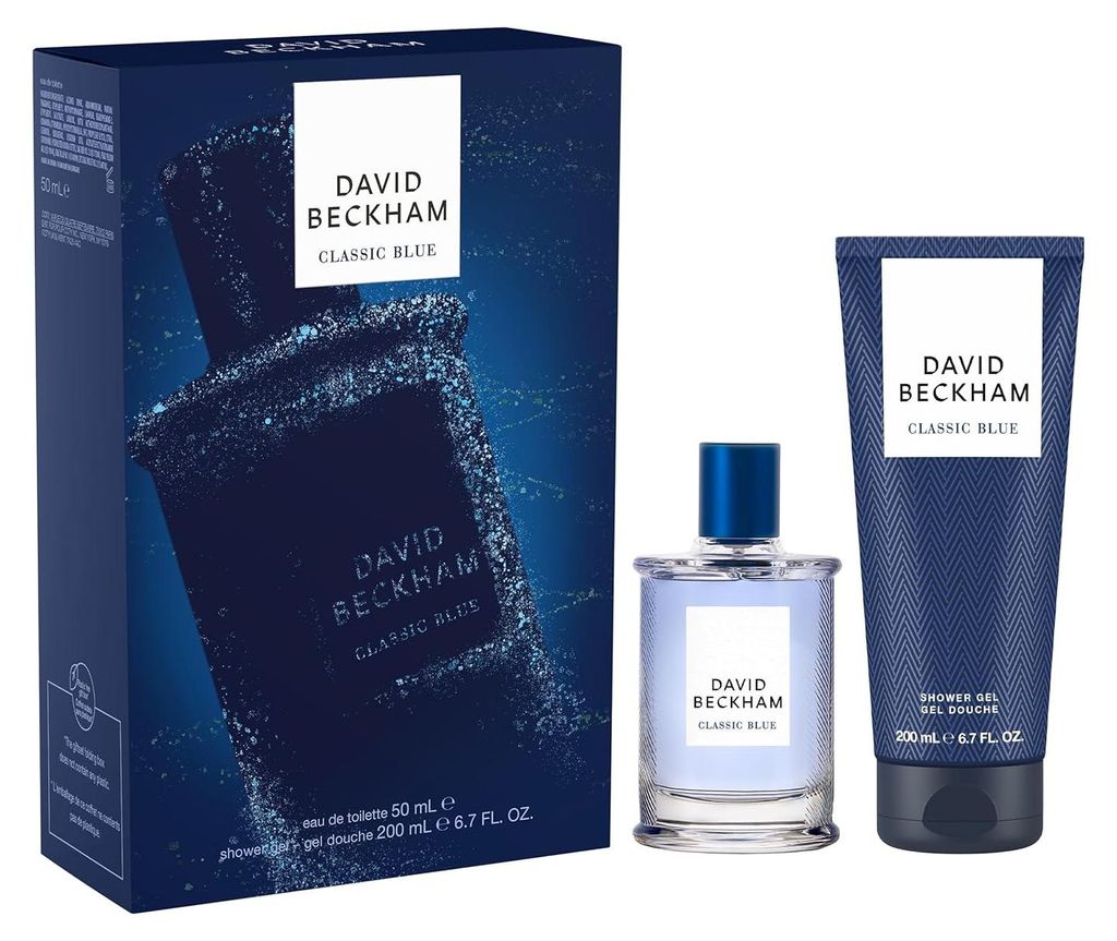 David Beckham Confezione regalo Gel doccia Classic Blue EDT Immagine del prodotto 
