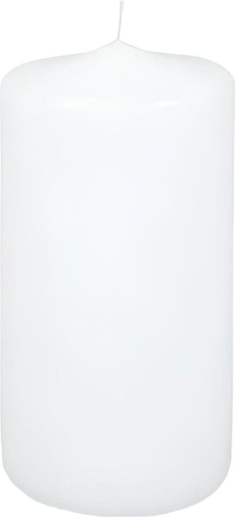 Premium Stumpenkerzen Weiß 200 x 100 mm, 1 Stück Produktbild 