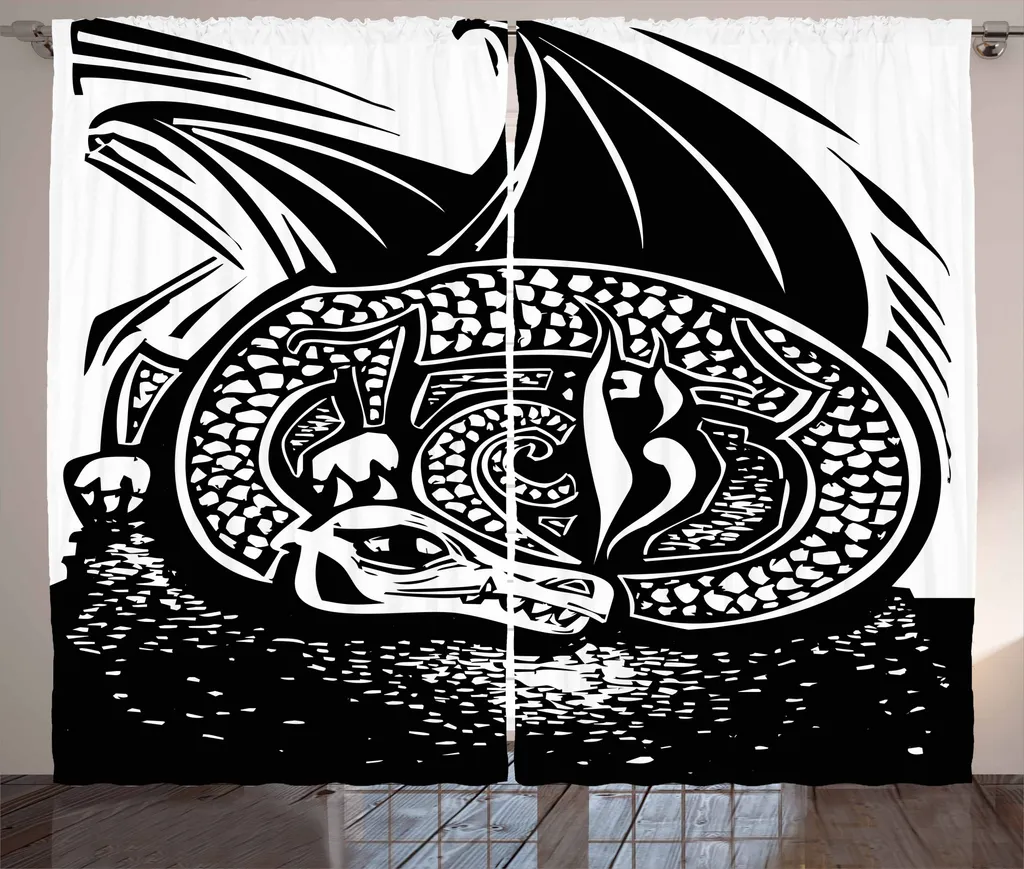 OFFERTA Tenda Abakuhaus Drachen 280x175 | Design Bianco e Nero