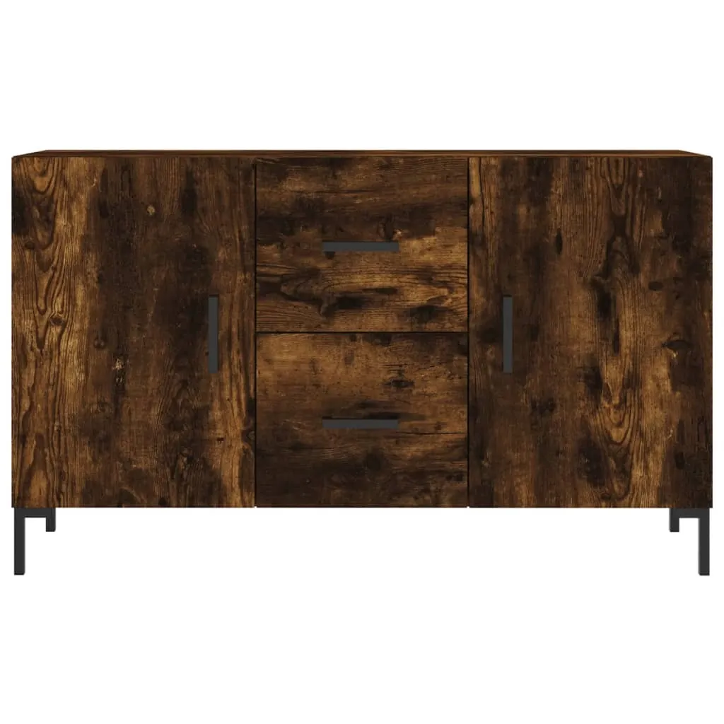 vidaXL Credenza rovere affumicato 100x36x60 cm materiale a base di legno - 6