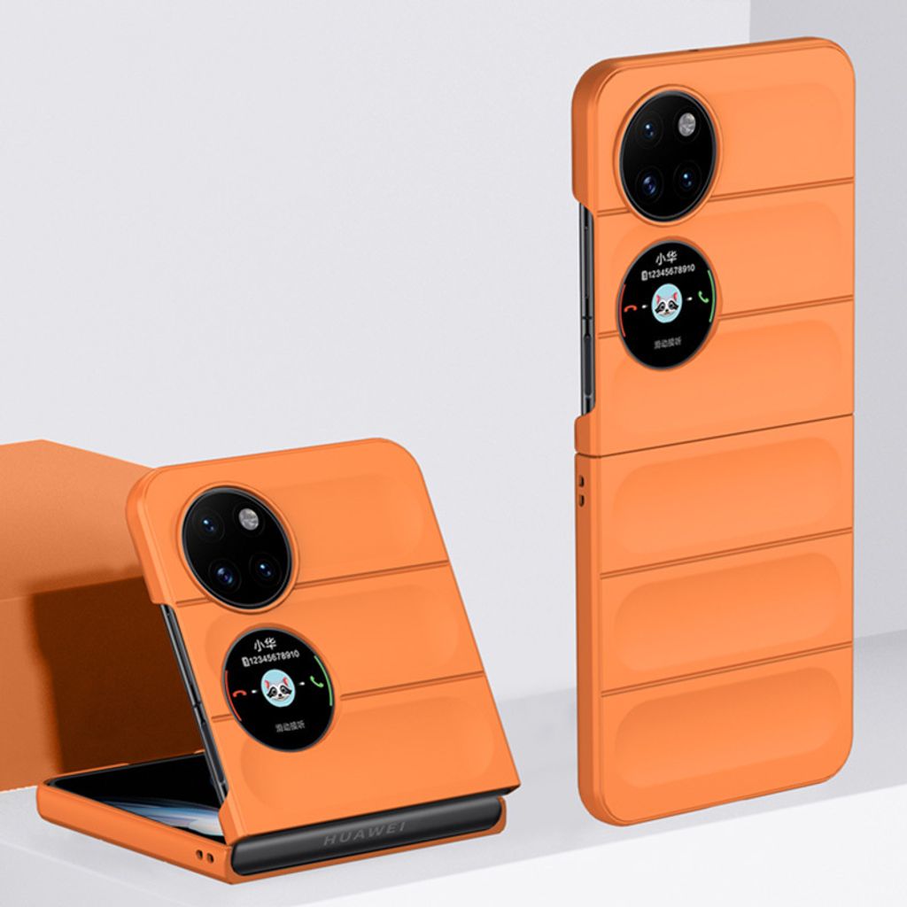 Huawei P50 Pocket Hülle, Silikon Gummiert Stossfest Produktbild 